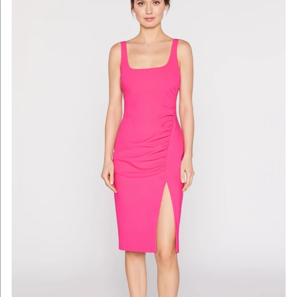 Likely Pink Midi Dress